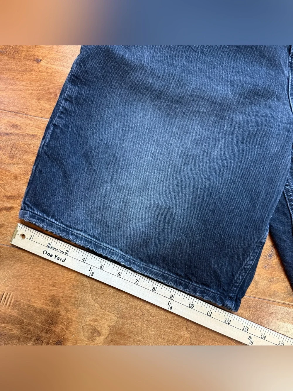 Free People We The Free Montana Black Denim Jorts Shorts Size 30 WORN ONCE